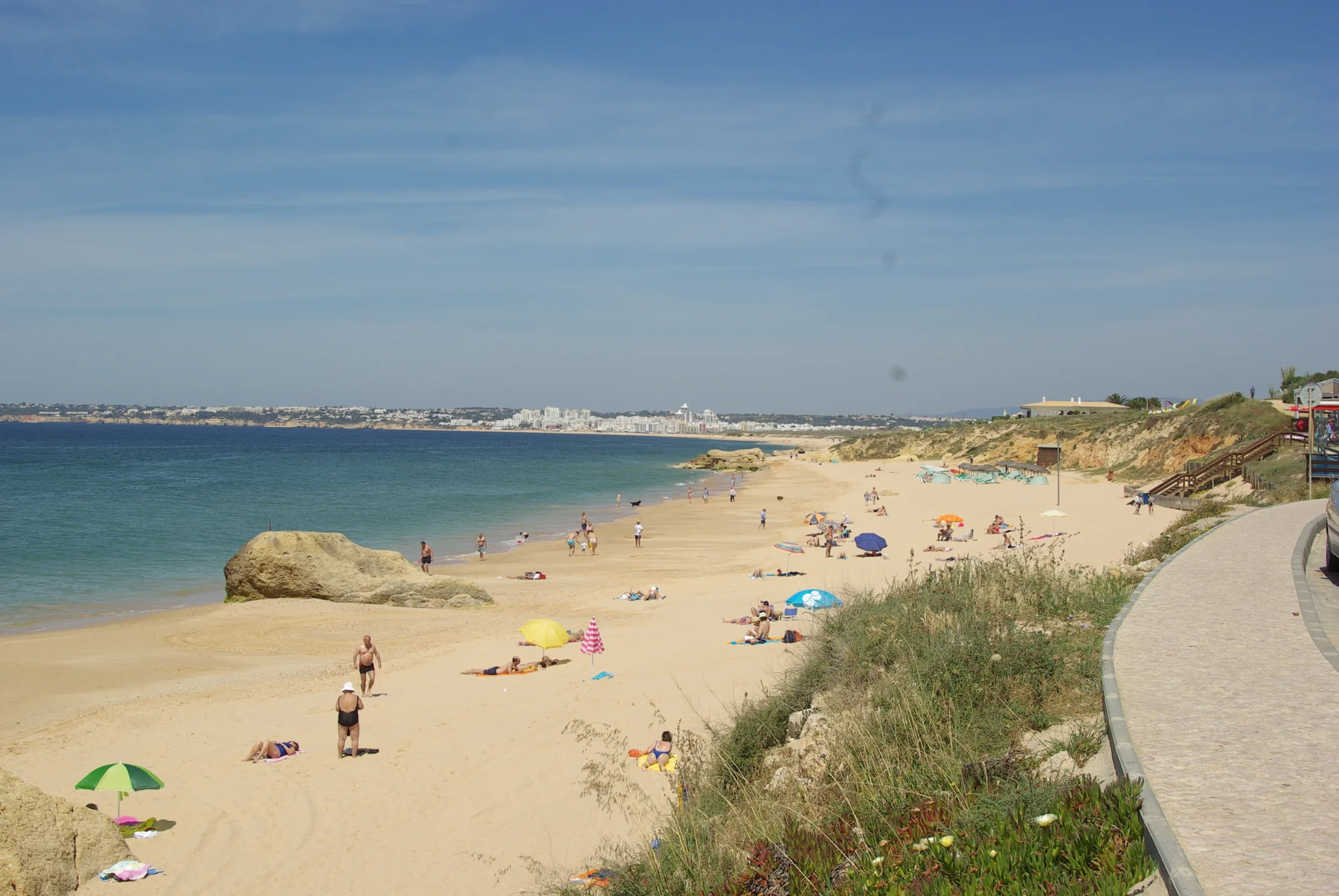 Praia da Galé beach near Dunas Salgados Apartment